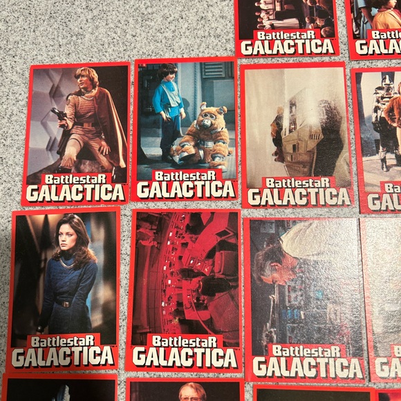 Complete 1978 Vintage Battlestar Galactica Collectors card set 1-36 - Picture 8 of 16